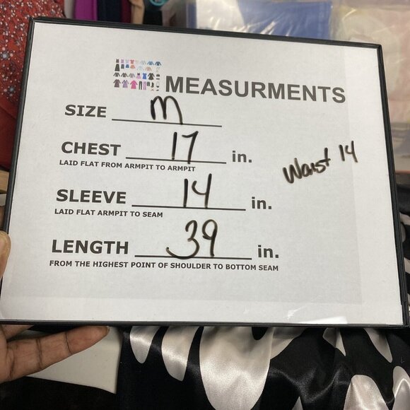 Matty M Womens Black‎ White Long Sleeve Cinched Waist A Line Dress Size Medium - Picture 10 of 10